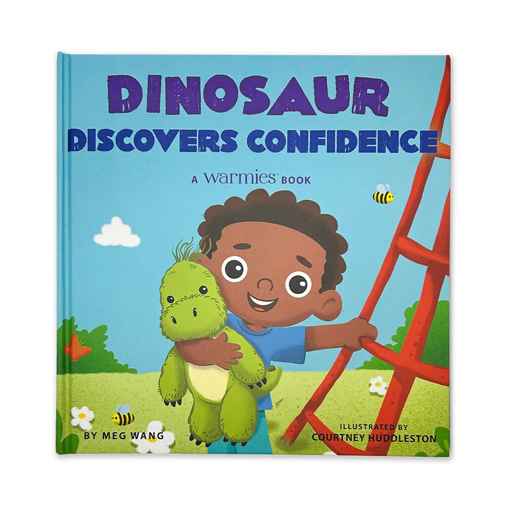 Warmies Dino Discovers Confidence Book