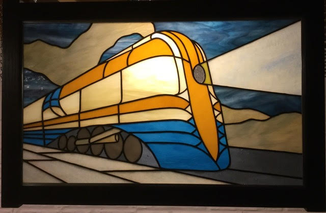 Stain glass Train