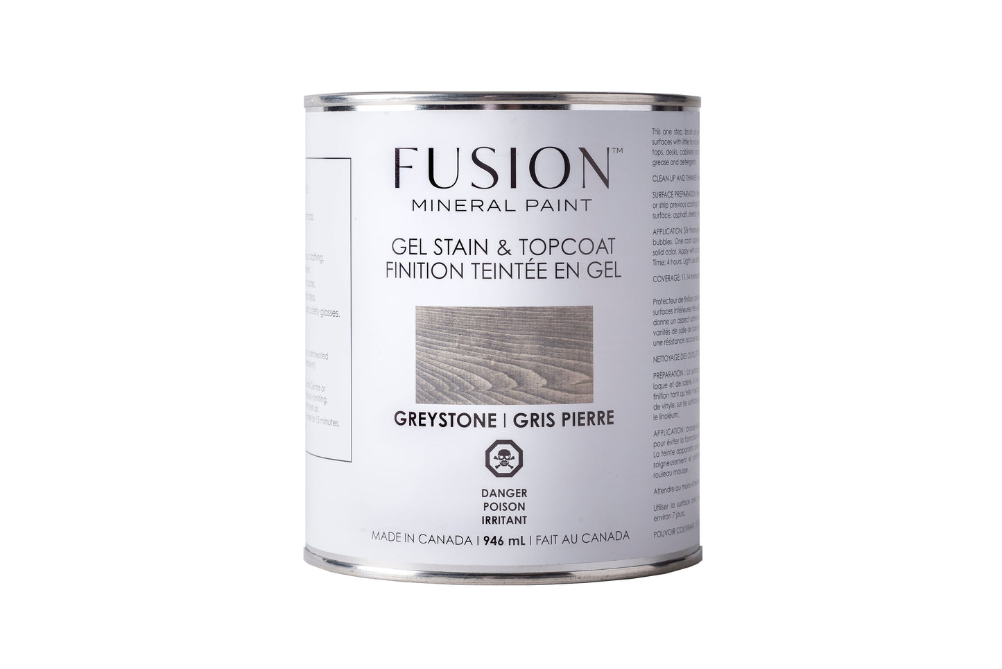 FM Gel Stain & Topcoat Greystone