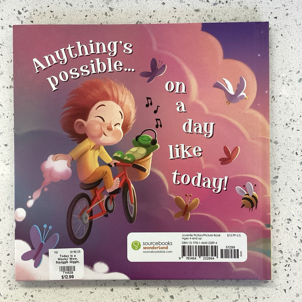 Today Is a Wacky Wow, Squiggle Giggle, Noodle Caboodle Day!