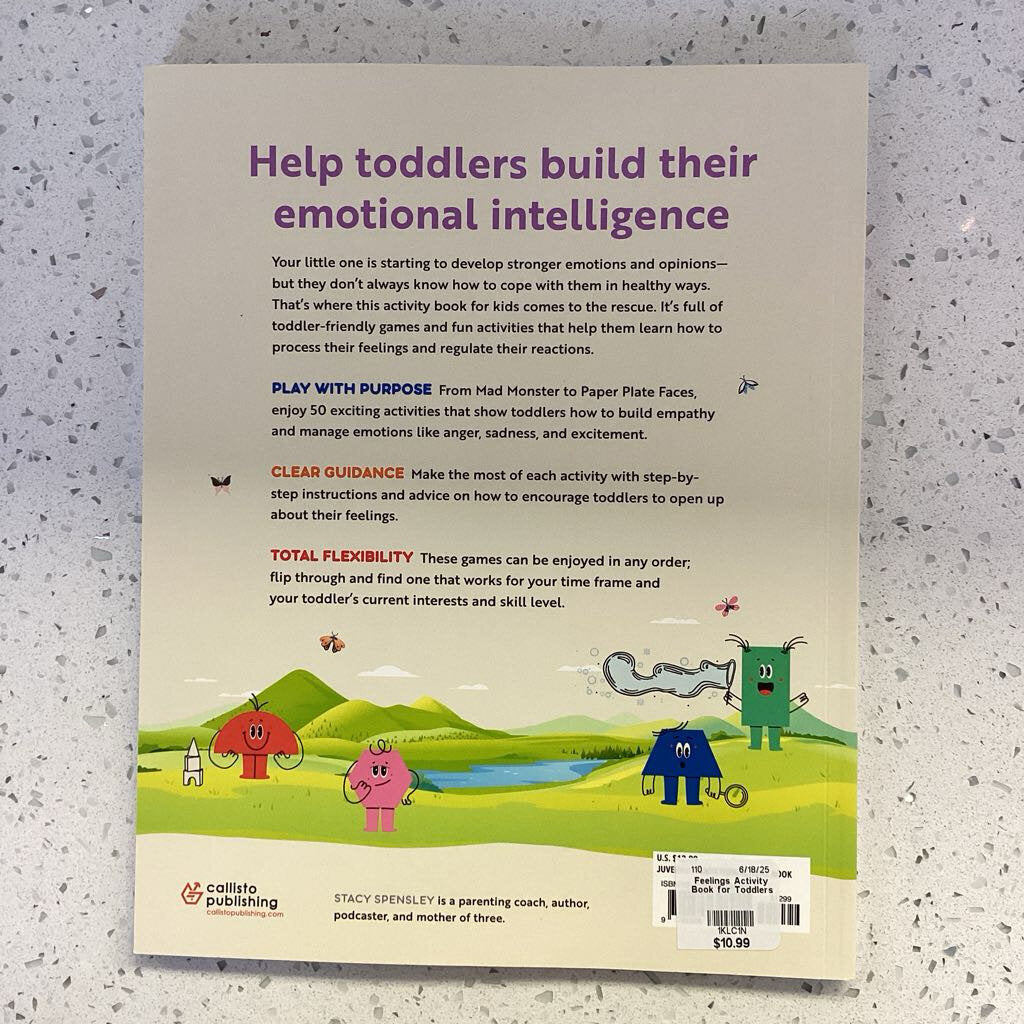 Feelings Activity Book for Toddlers