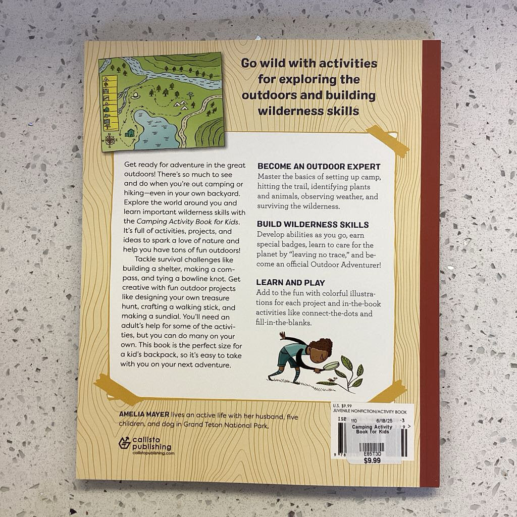 Camping Activity Book for Kids