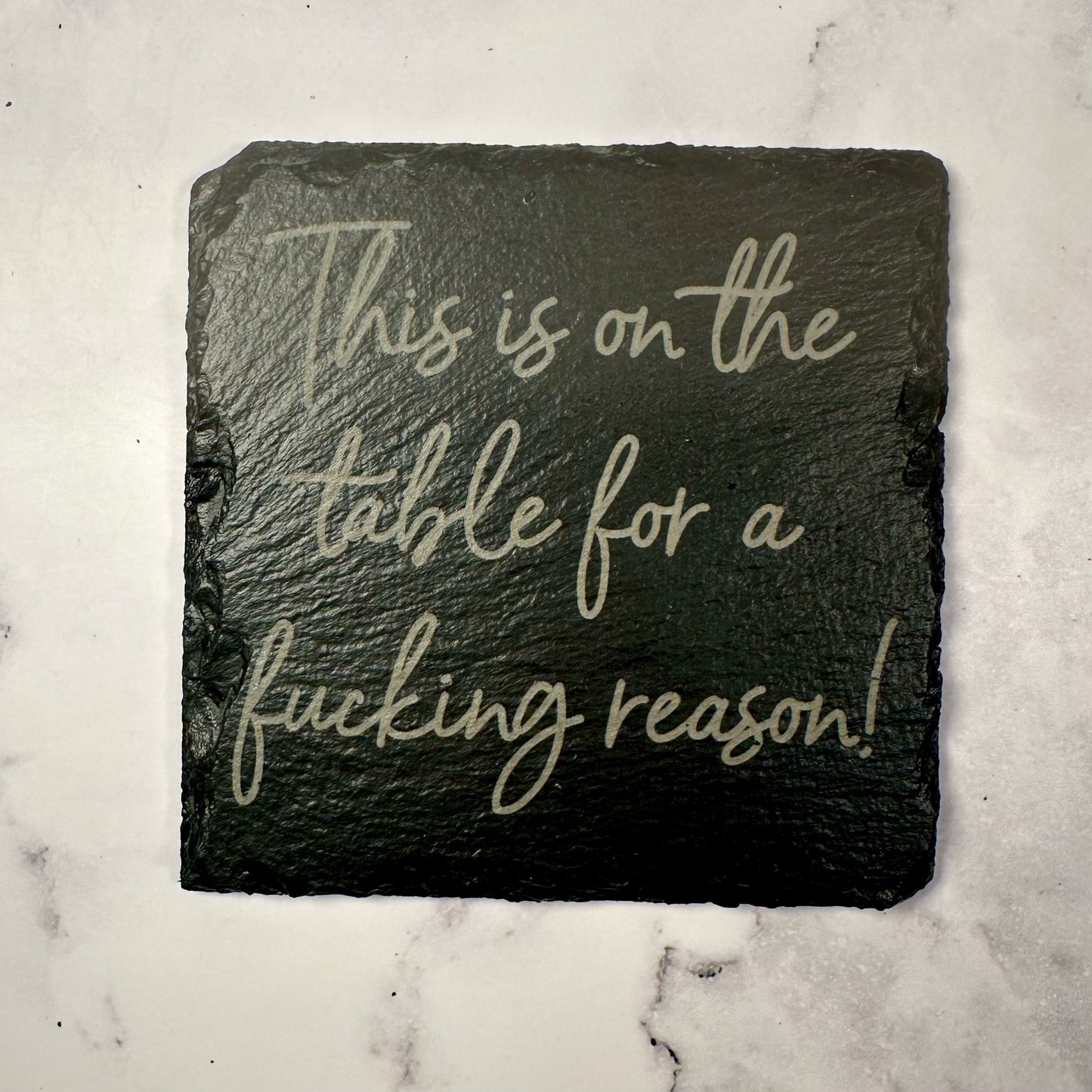 Fucking reason slate coater- Home Decor Wood Engraving