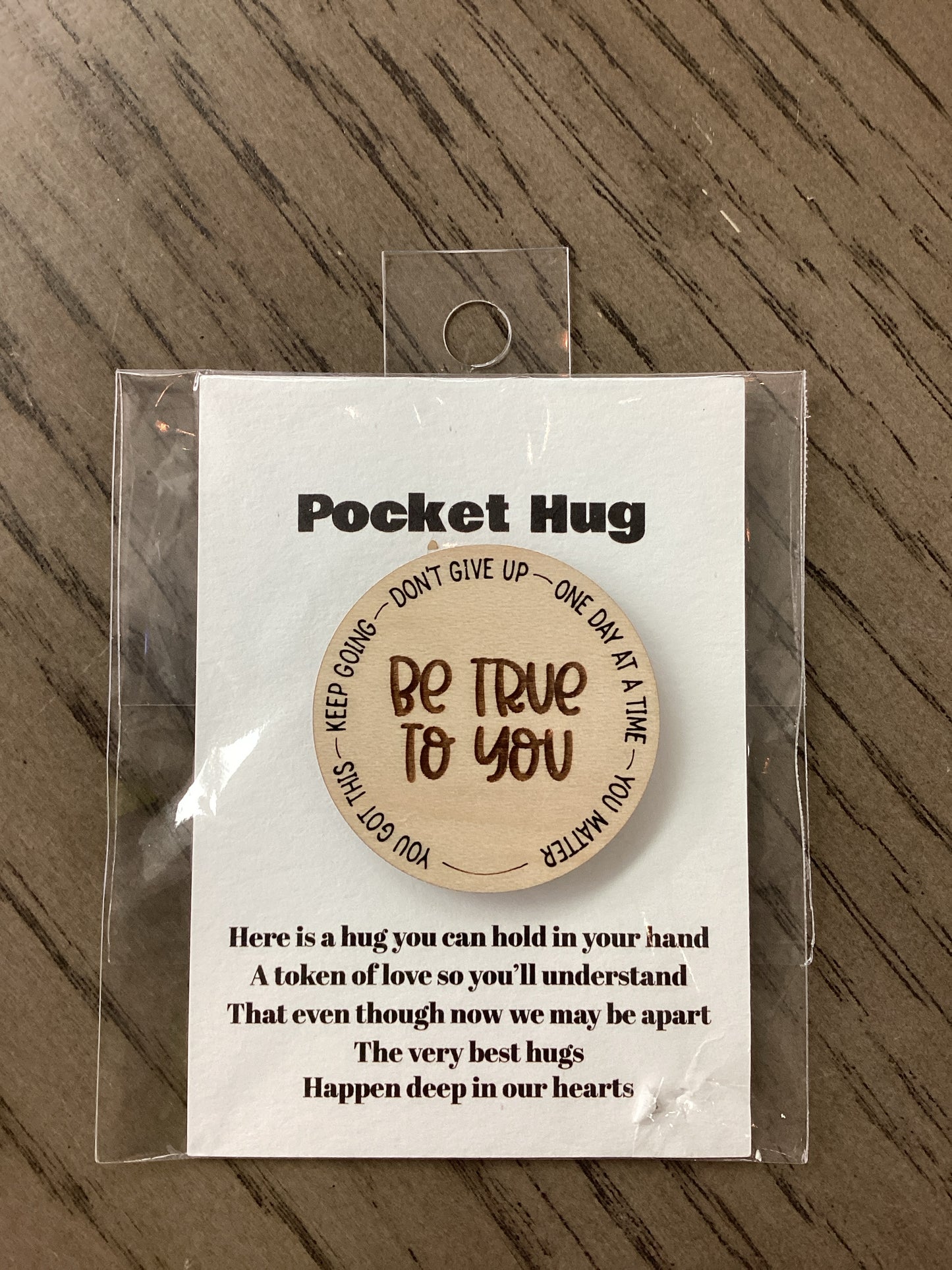 Don't Give Up Pocket Hug