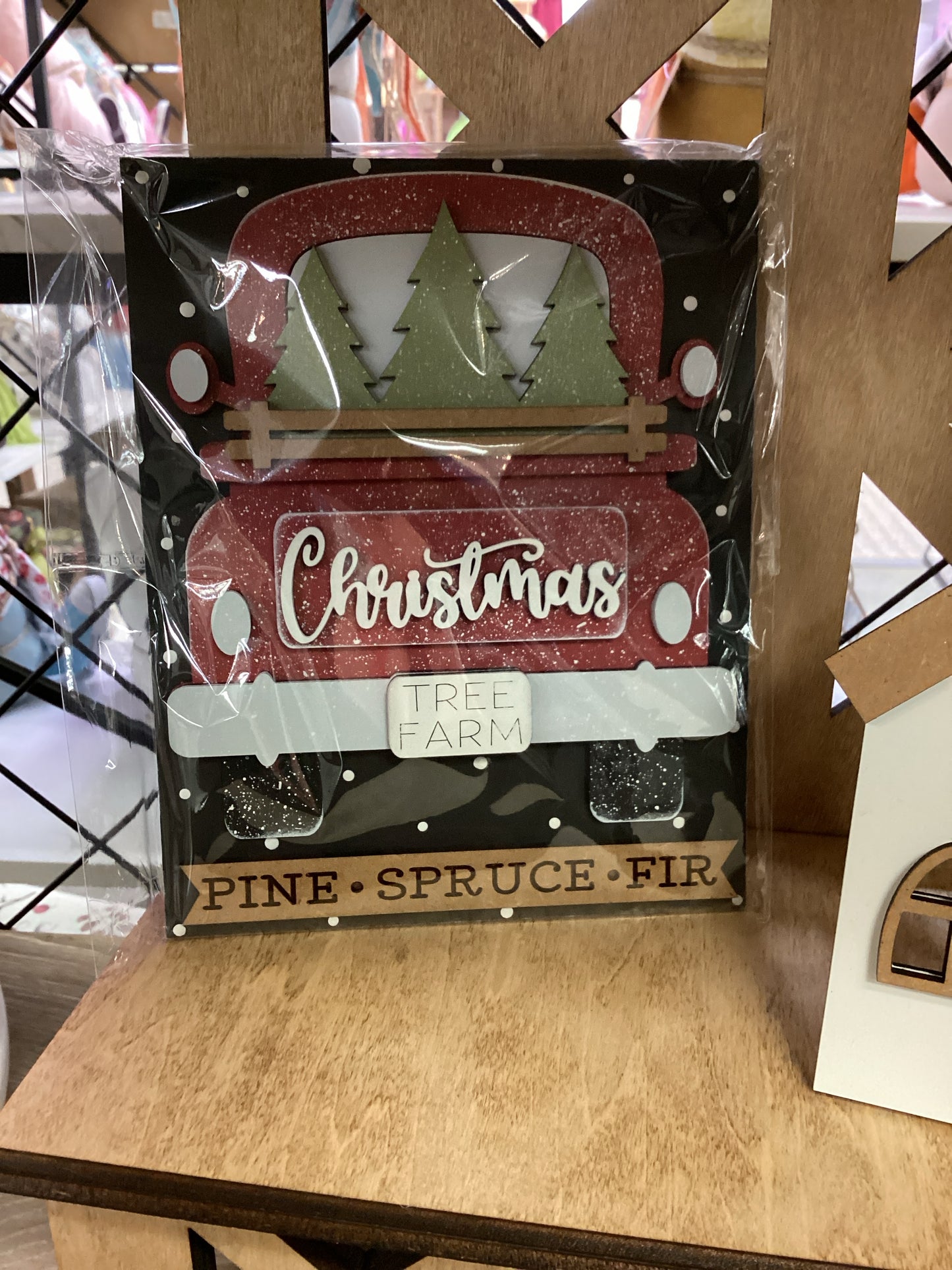 Christmas Rectangle Tree Truck