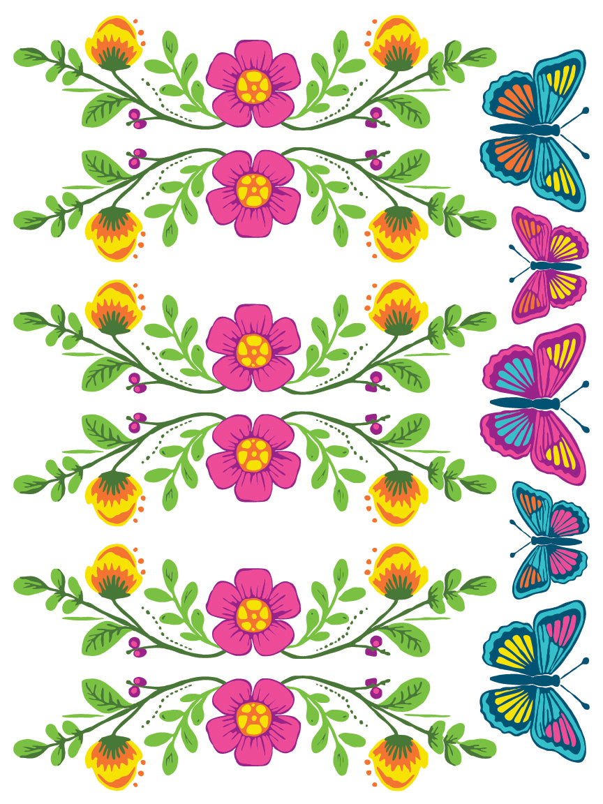 IOD Vida Flora Paint Inlay