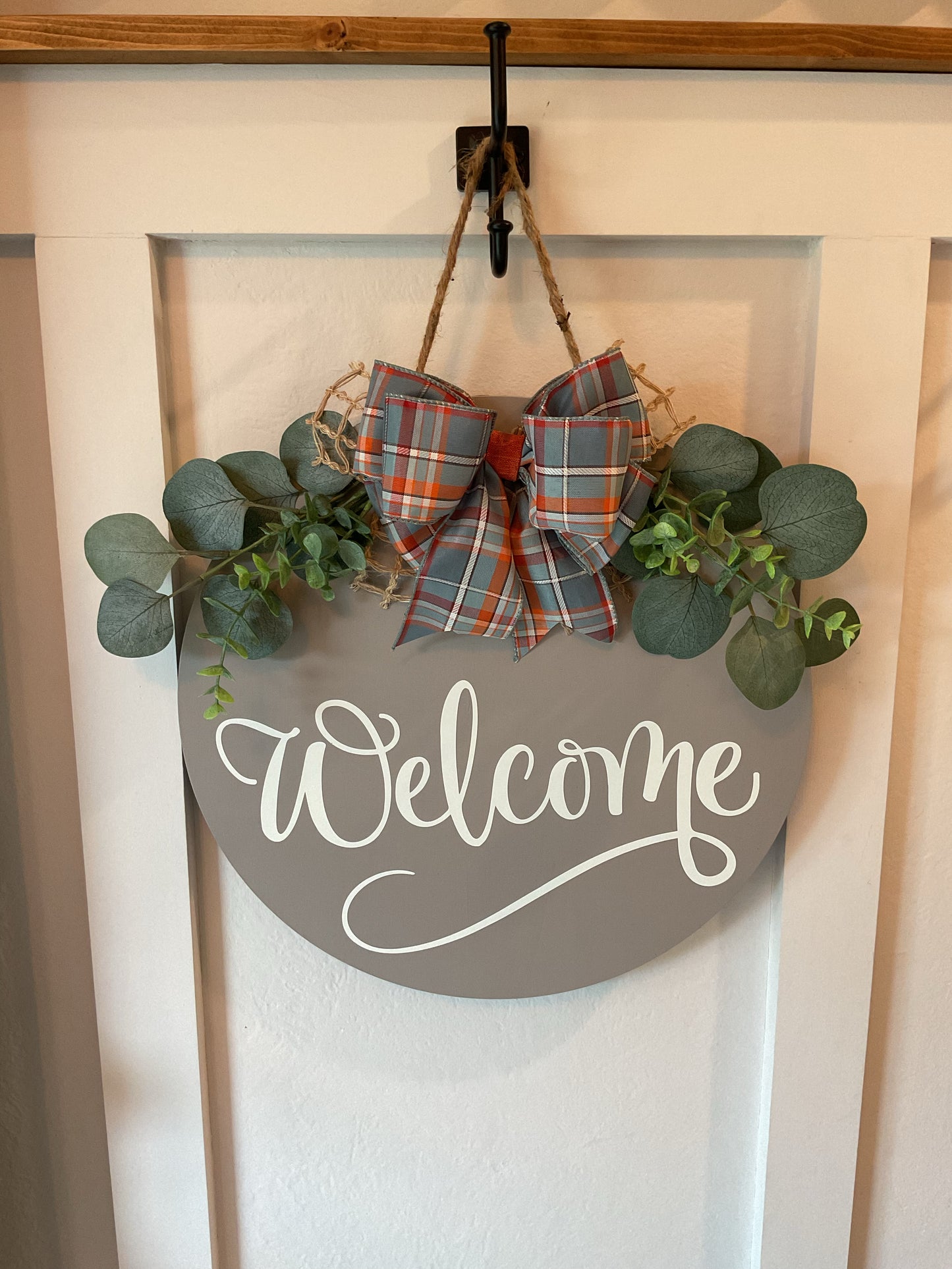 Fall Welcome 15 inch door hanger