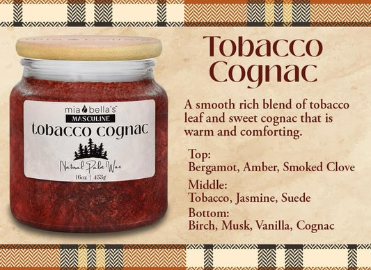 Tobacco Cognac Candle