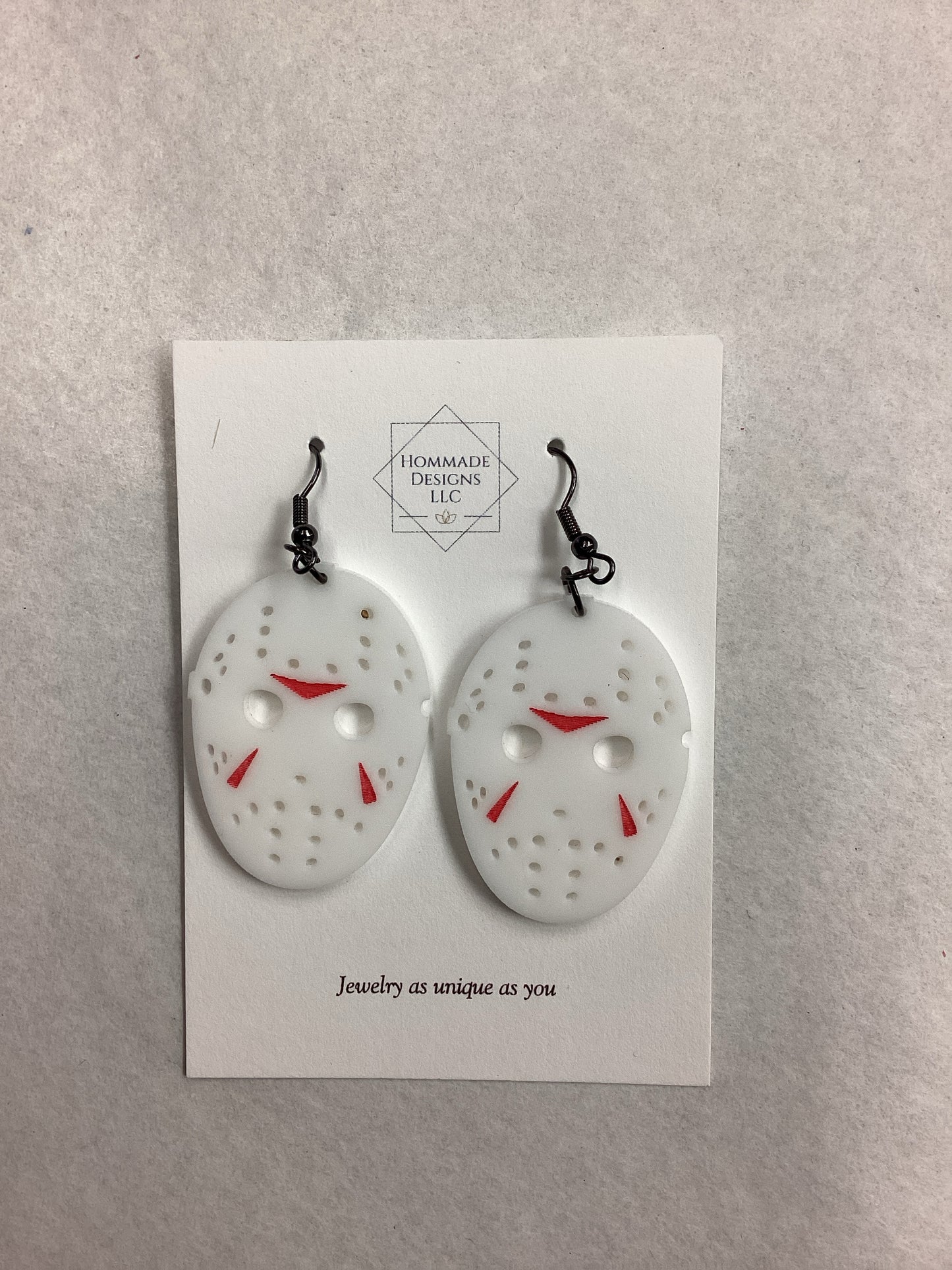 Jason Mask Earrings