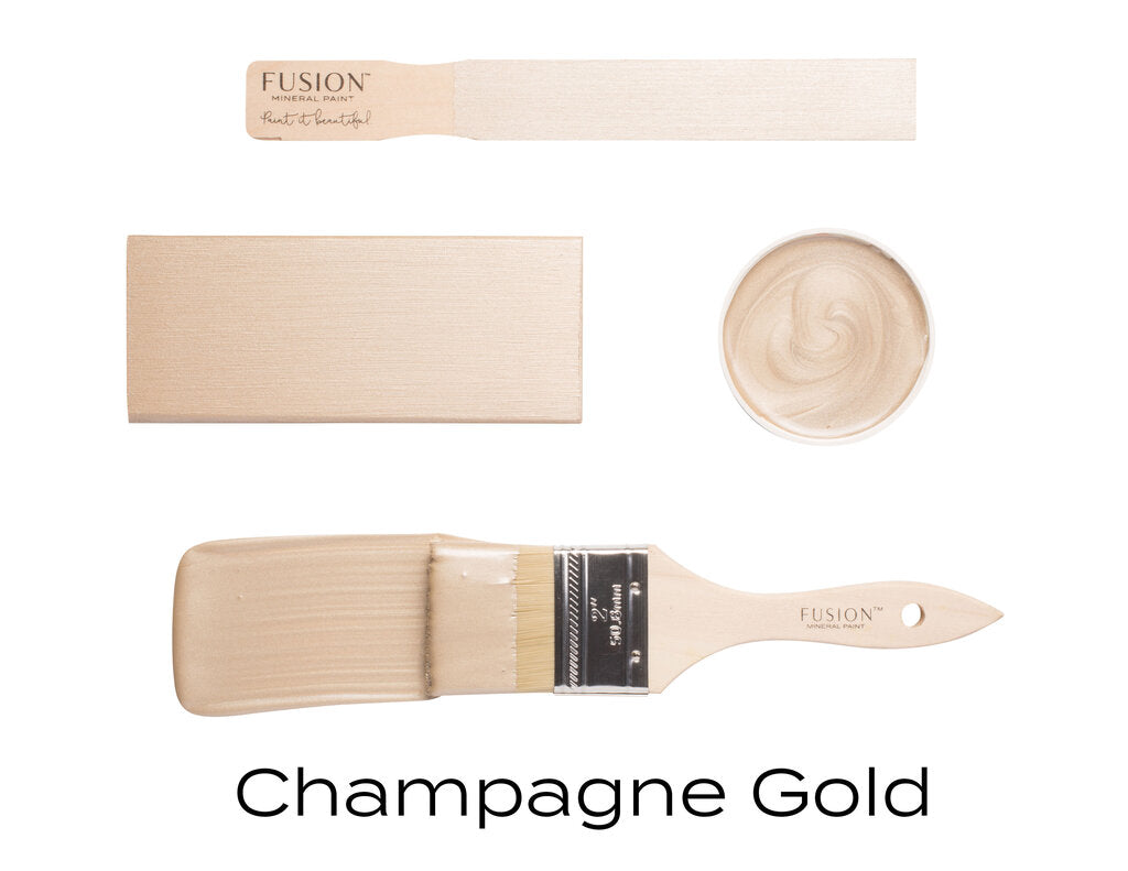 FM Champagne Gold Metallic Paint Sample