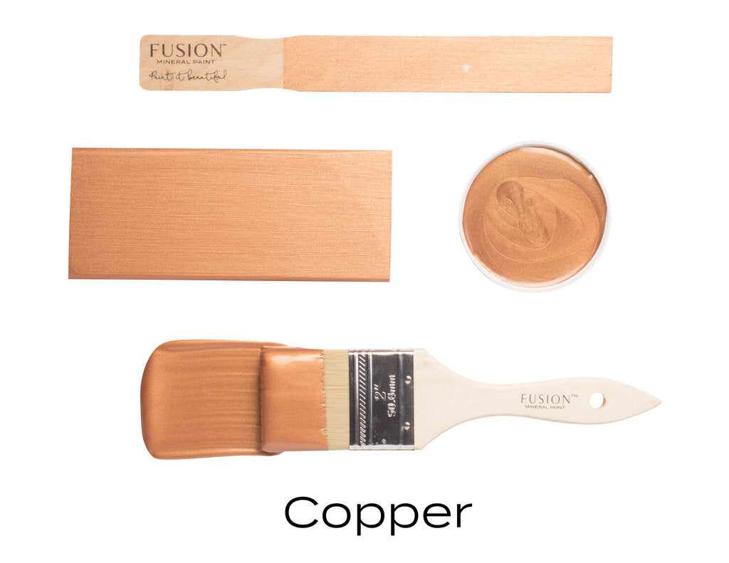 FM Copper Metallic Paint Sample
