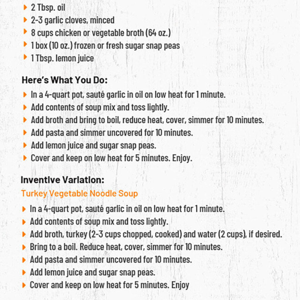 Vegetable Soup Mix