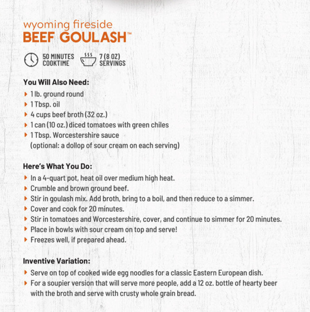 Beef Goulash Soup Mix