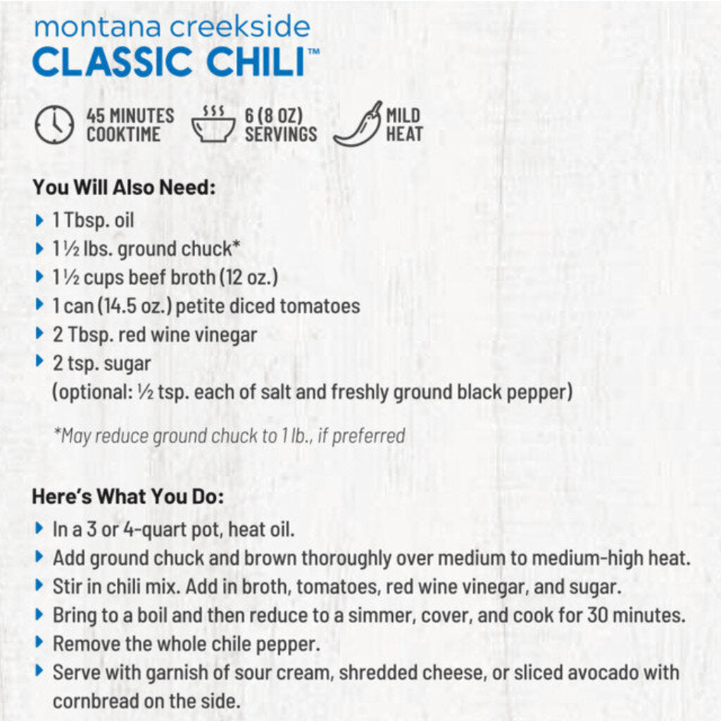Classic Chili Soup Mix