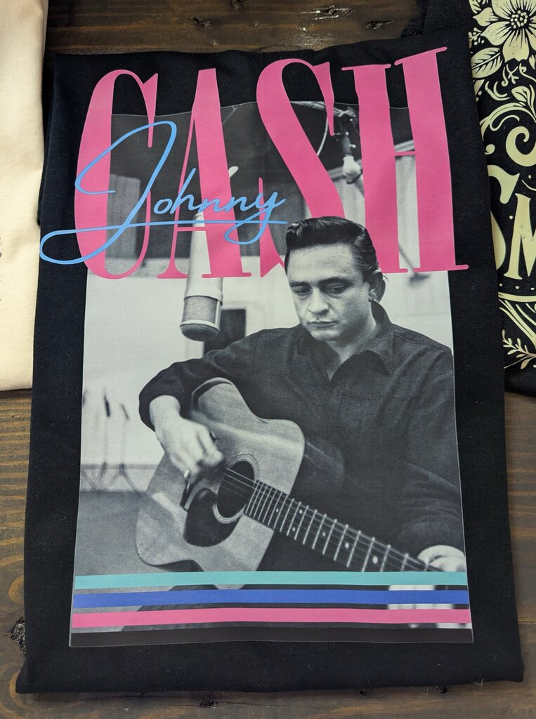 Johnny Cash Black T-shirt Small