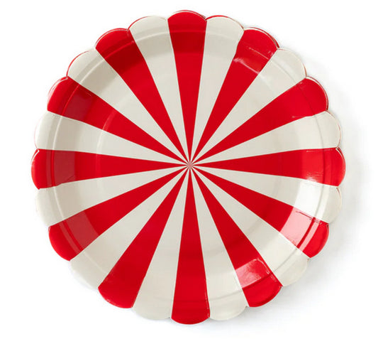 Circus Stripe Plates