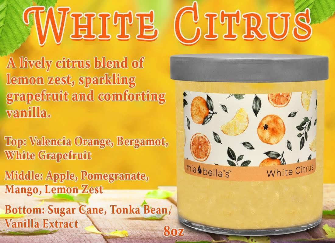 White Citrus Candle