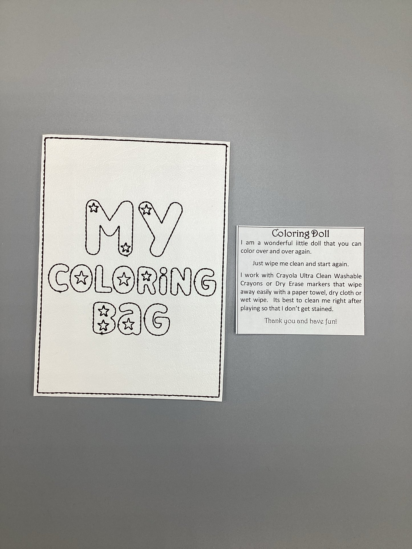 Coloring Bag