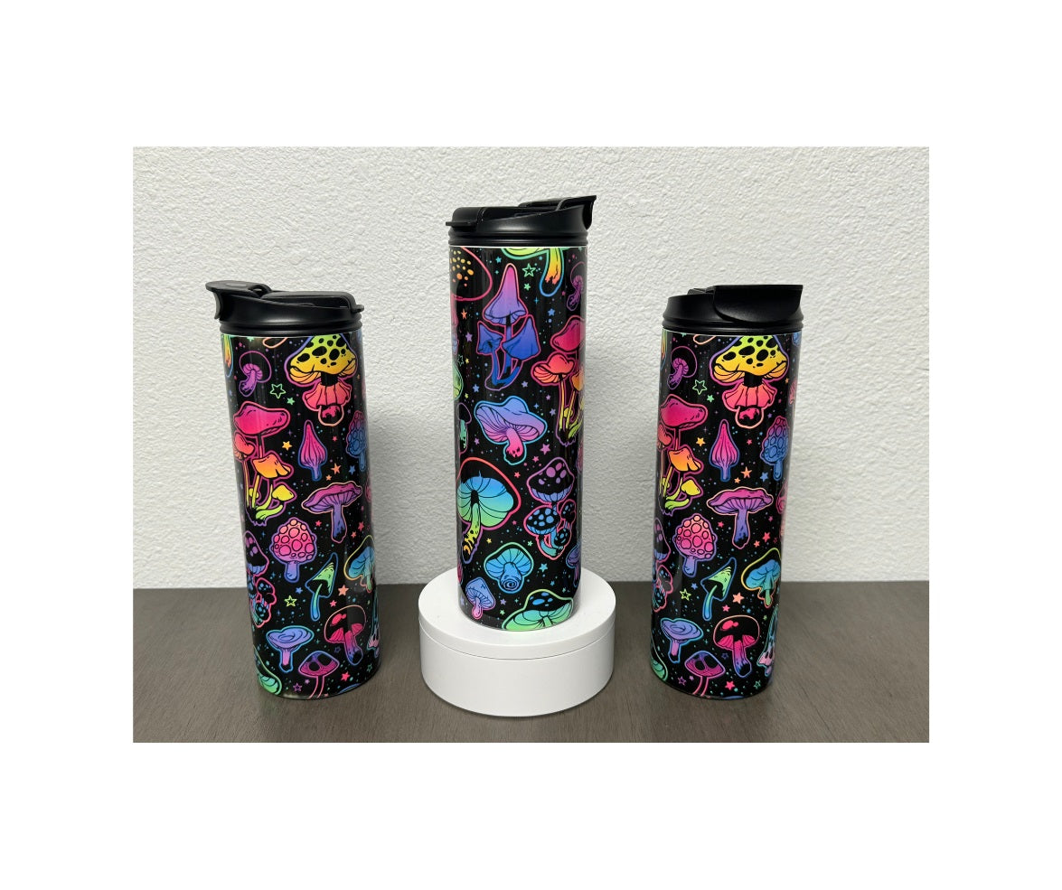 Multi Mushrooms 20oz 2 in 1 lid  Tumbler