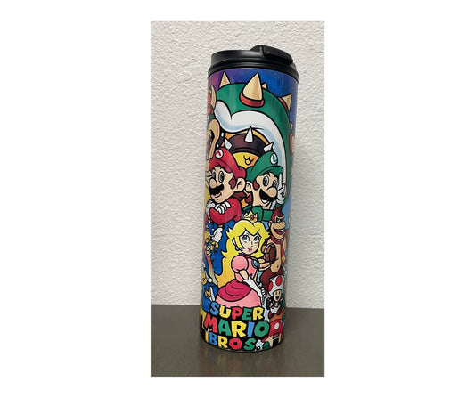 Mario and Friends 20oz 2 in 1 lid  Tumbler