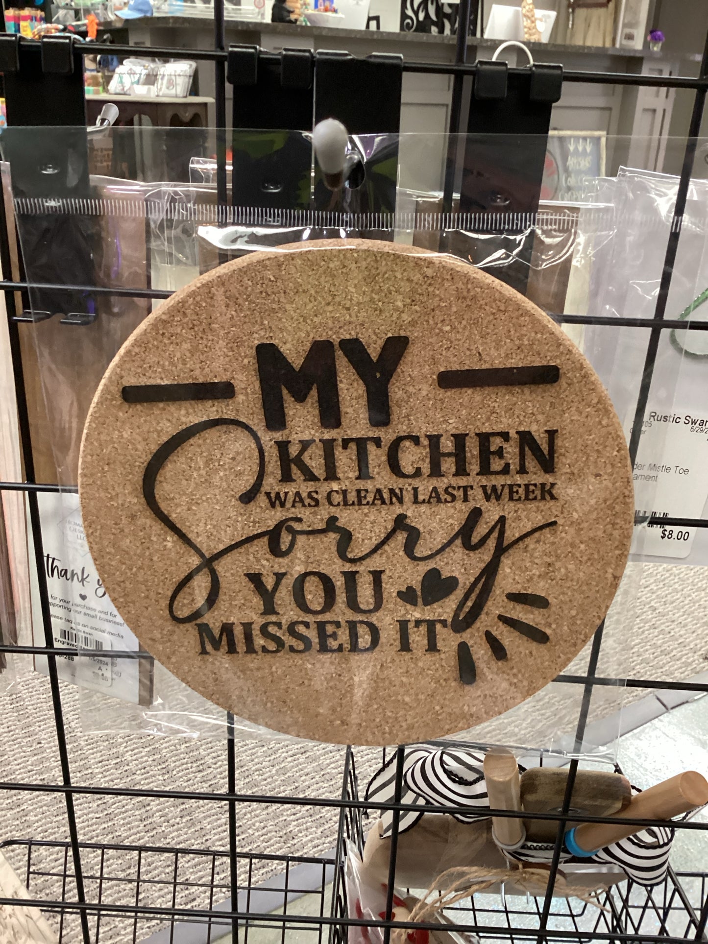 Kitchen was Clean trivet