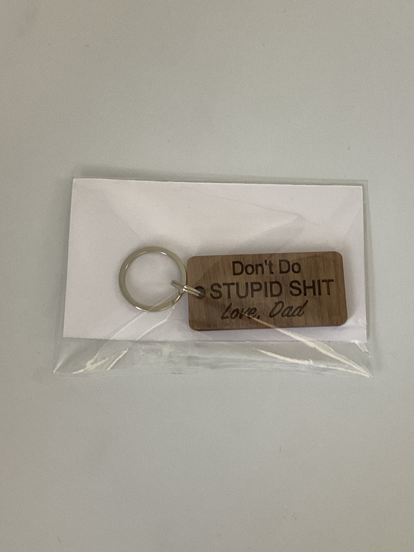 Don't Do Stupid Shit keychain