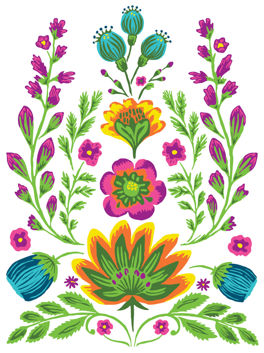 IOD Vida Flora Paint Inlay