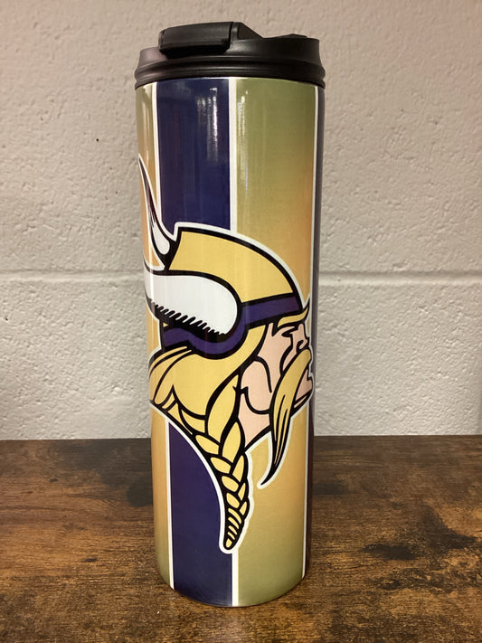 Vikings 20oz 2 in 1 lid Tumbler