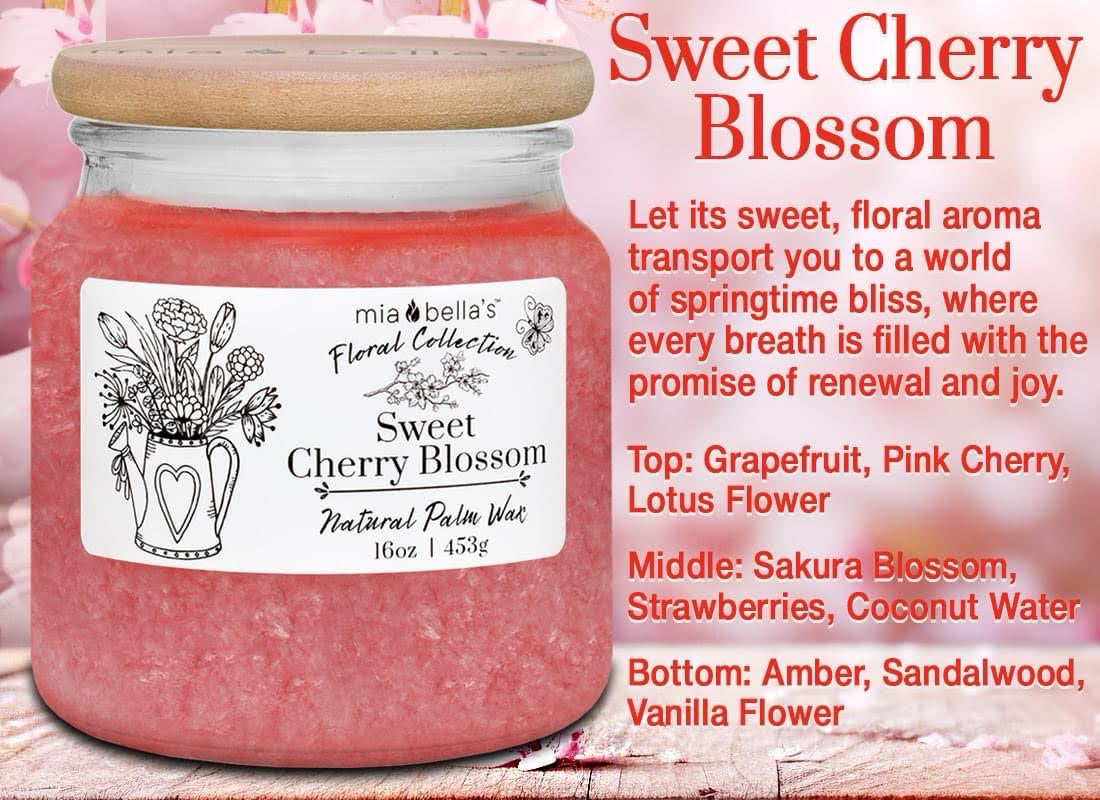 Sweet Cherry Blossom Candle