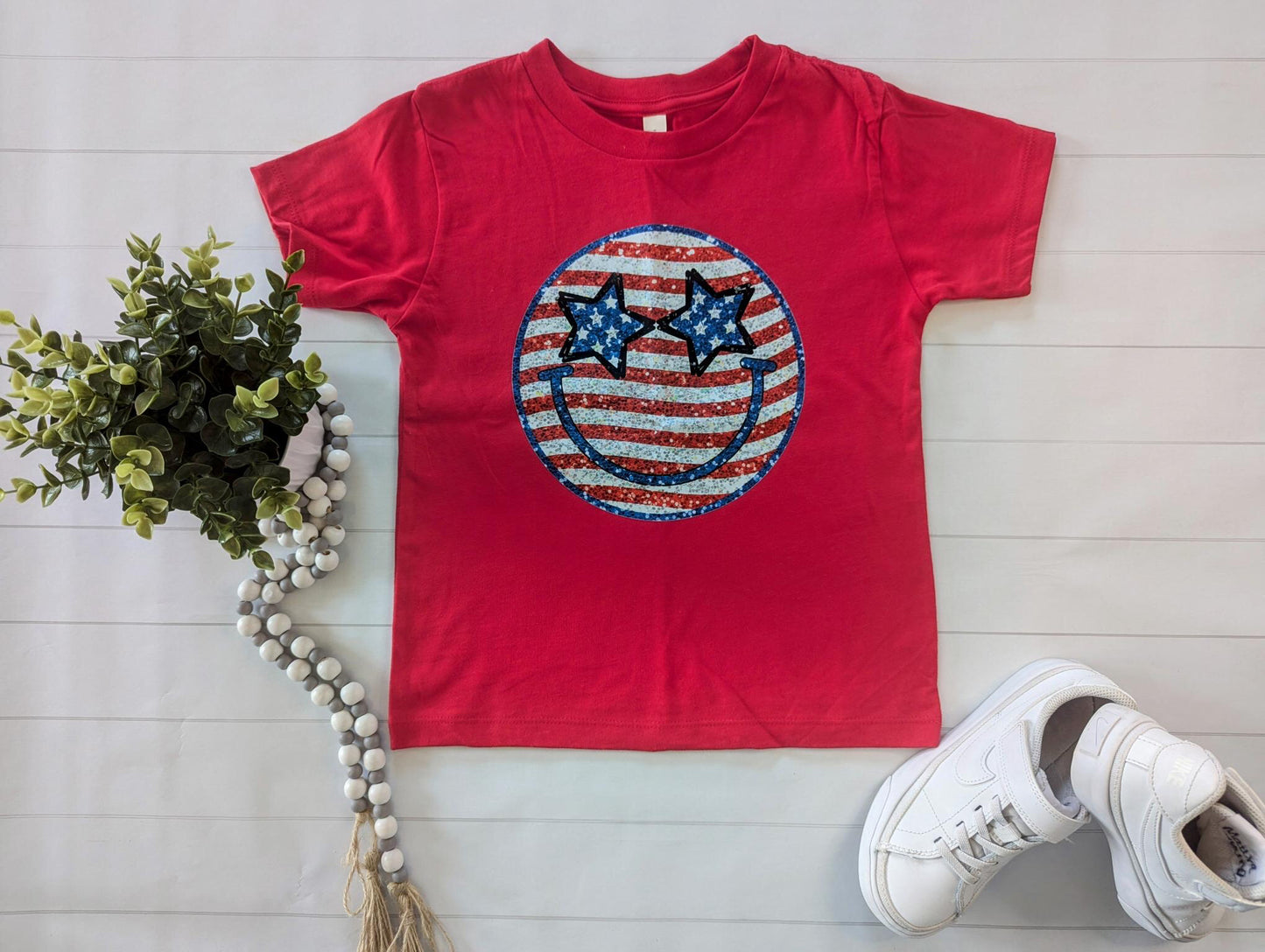 4th of July Smiley t-shirt