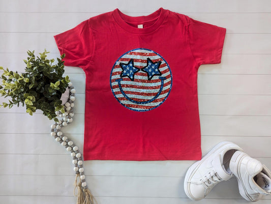 4th of July Smiley t-shirt