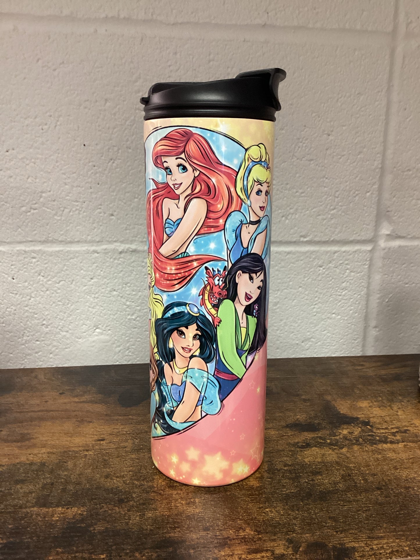 Princesses 20oz 2 in 1 lid Tumbler