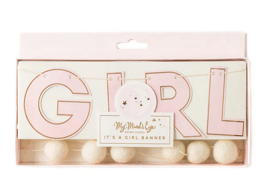 Girl Baby Pink Banner