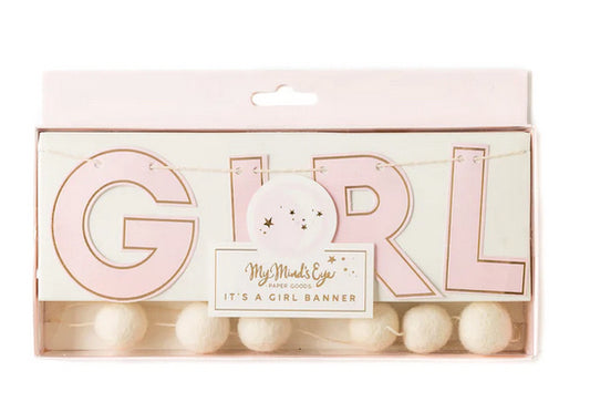 Girl Baby Pink Banner