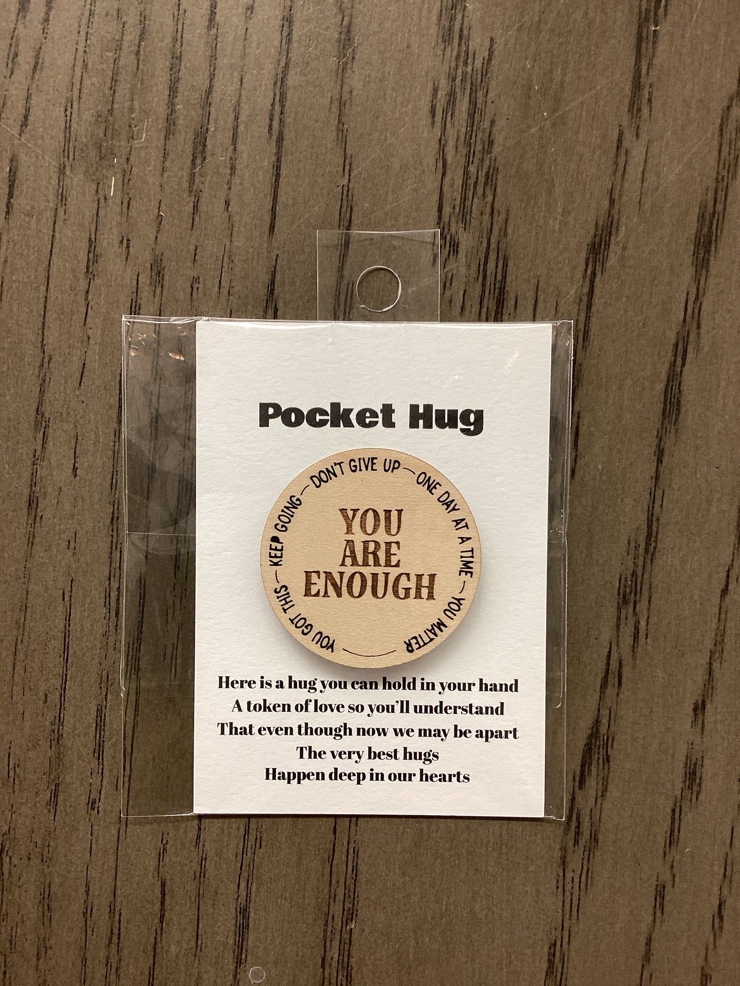 Don't Give Up Pocket Hug