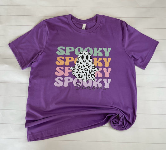 Spooky Ghost T-shirt Large