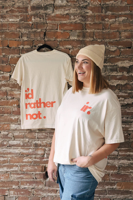 4X i'd rather not tee