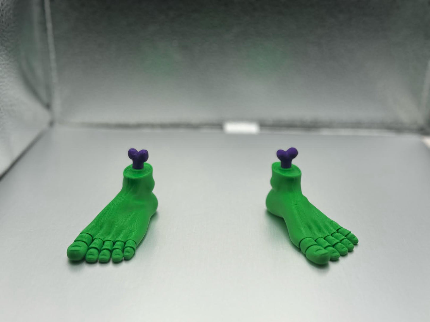 Monster Feet Green