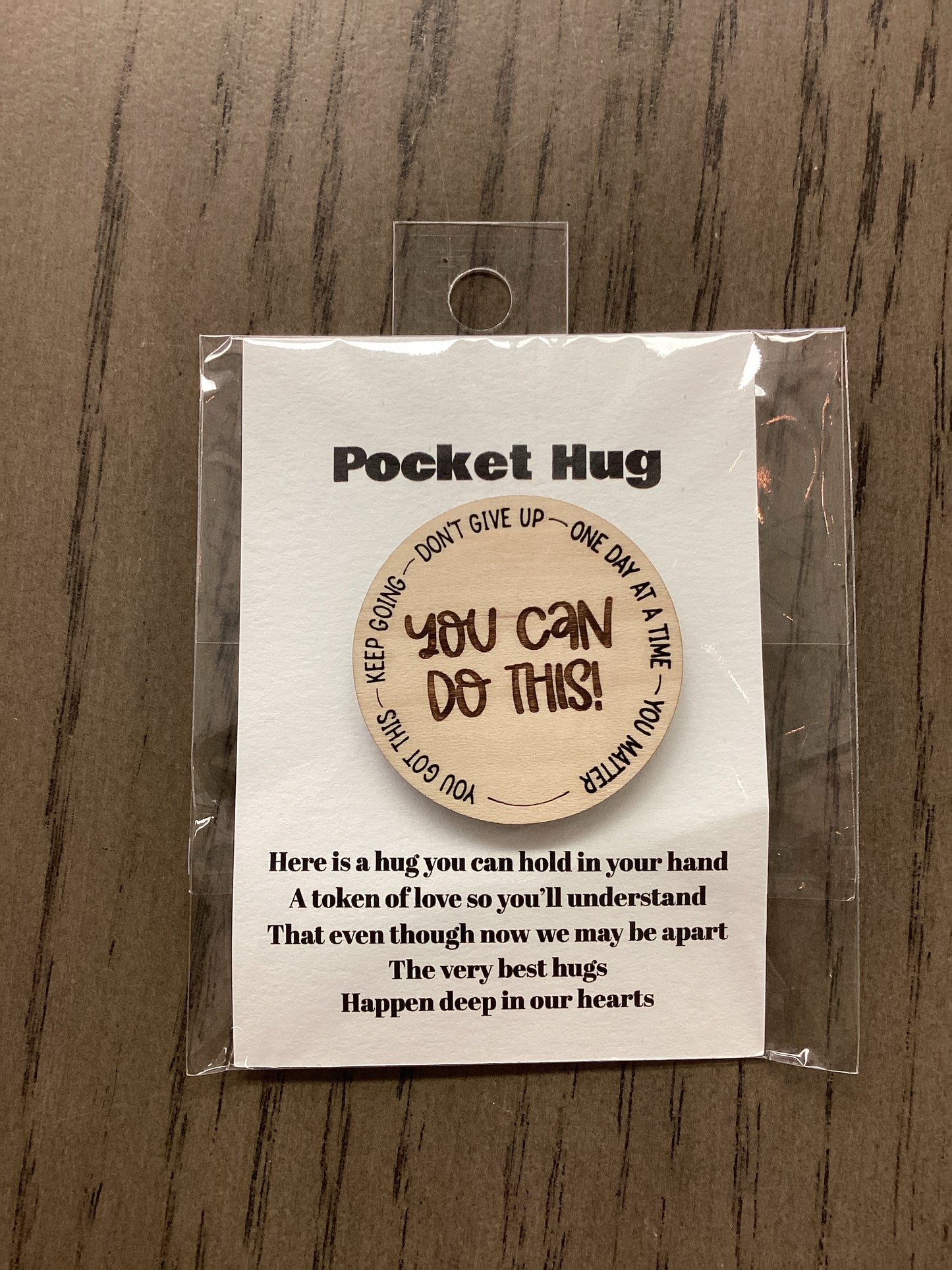 Don't Give Up Pocket Hug