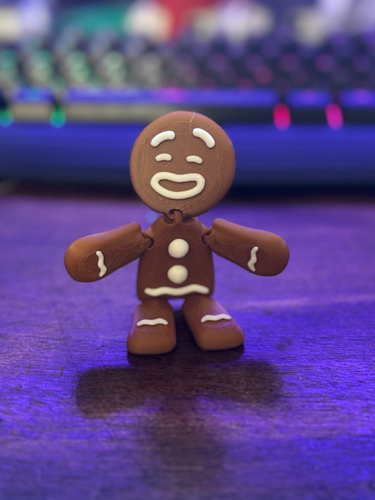 Flexi Gingerbread Man - Brown