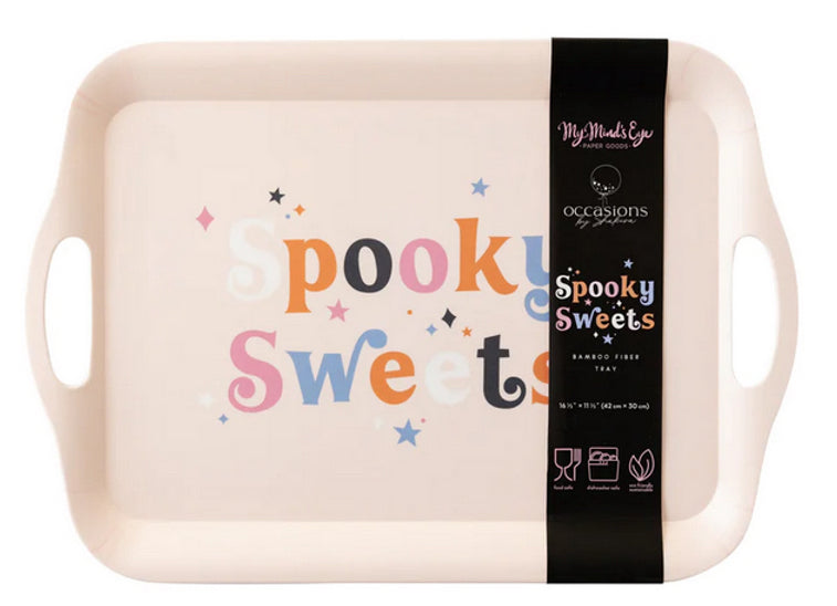 Spooky Treats Bamboo Tray