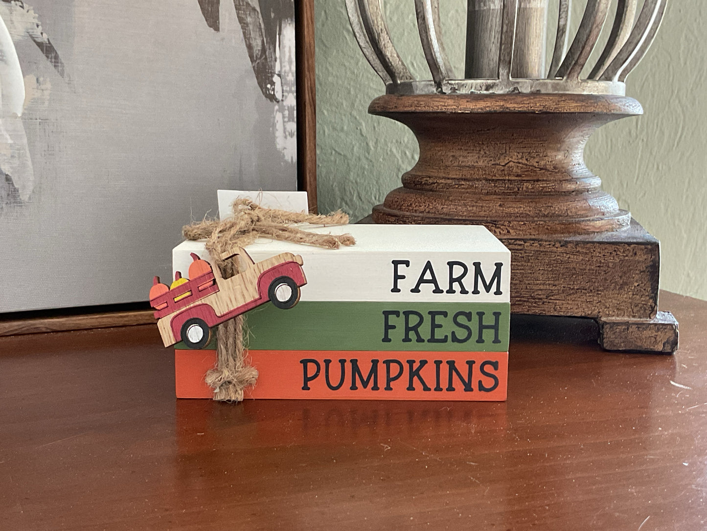 Farm Fresh Pumpkins book stack