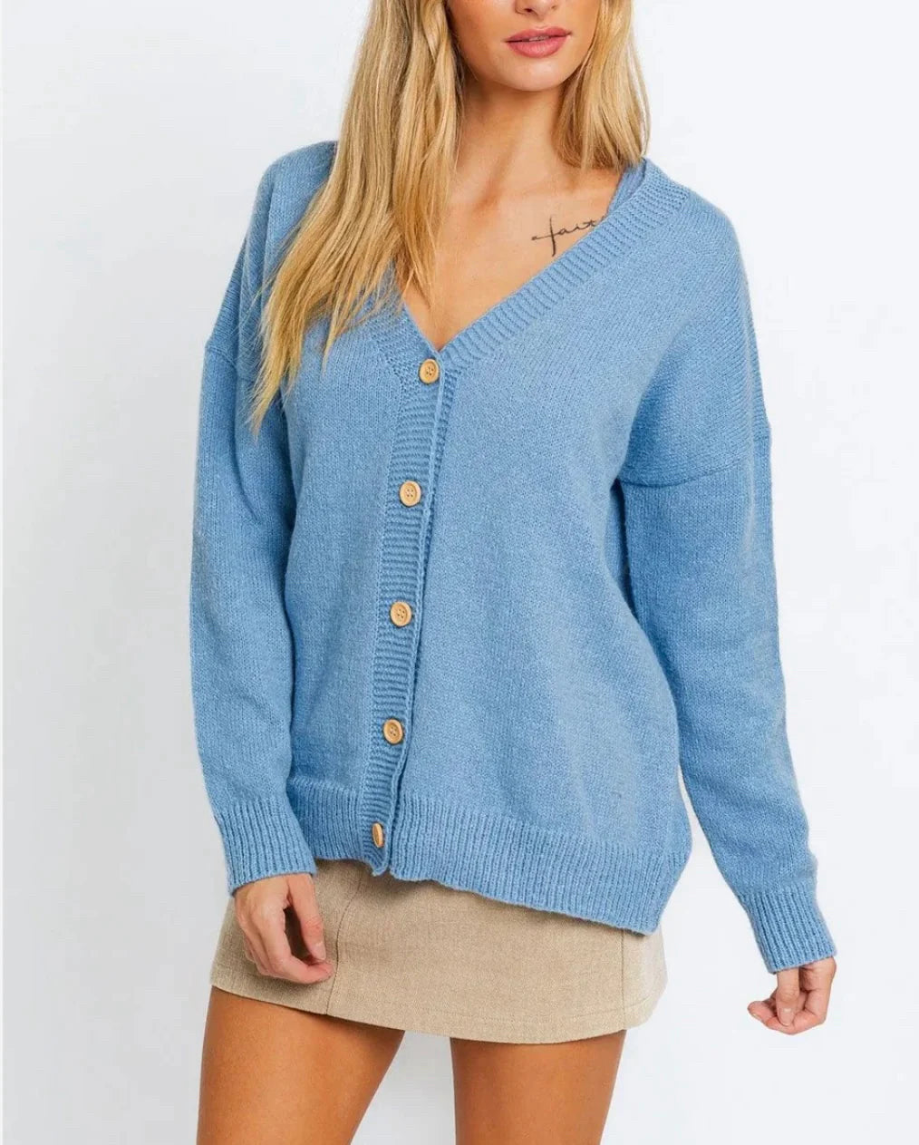 Light Blue Cardigan - S