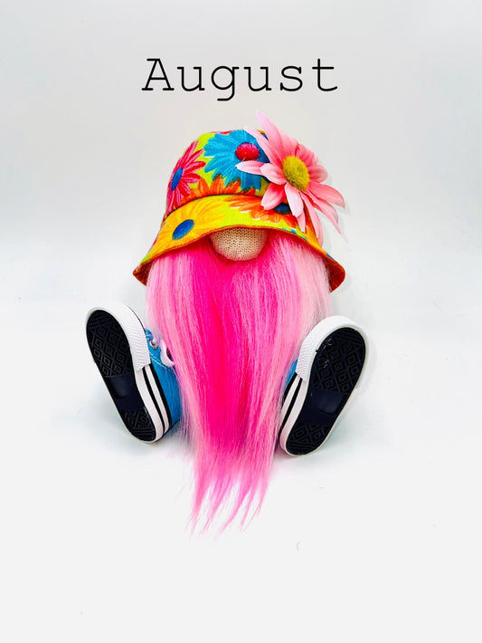 August Floral Gnome