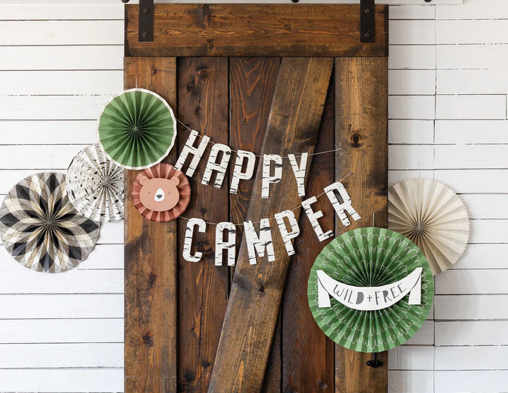 Adventure Happy Camper Banner