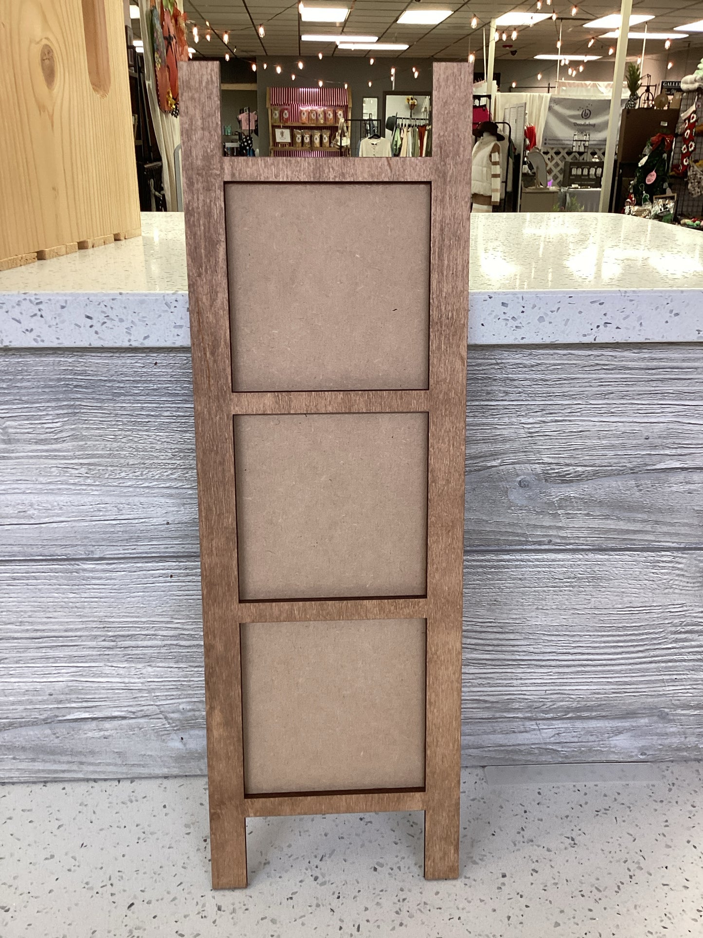 3 Square Brown Ladder