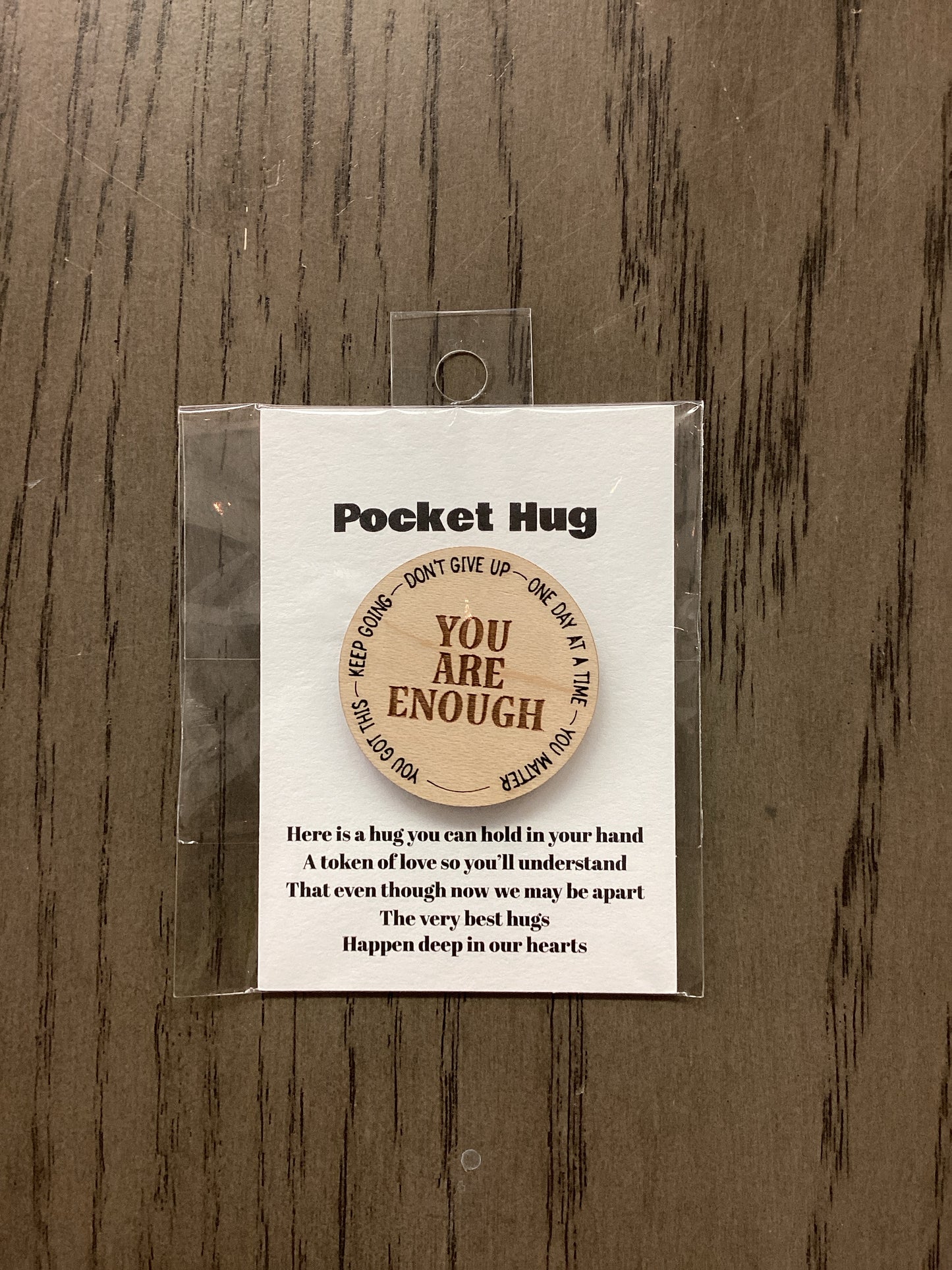 Don't Give Up Pocket Hug