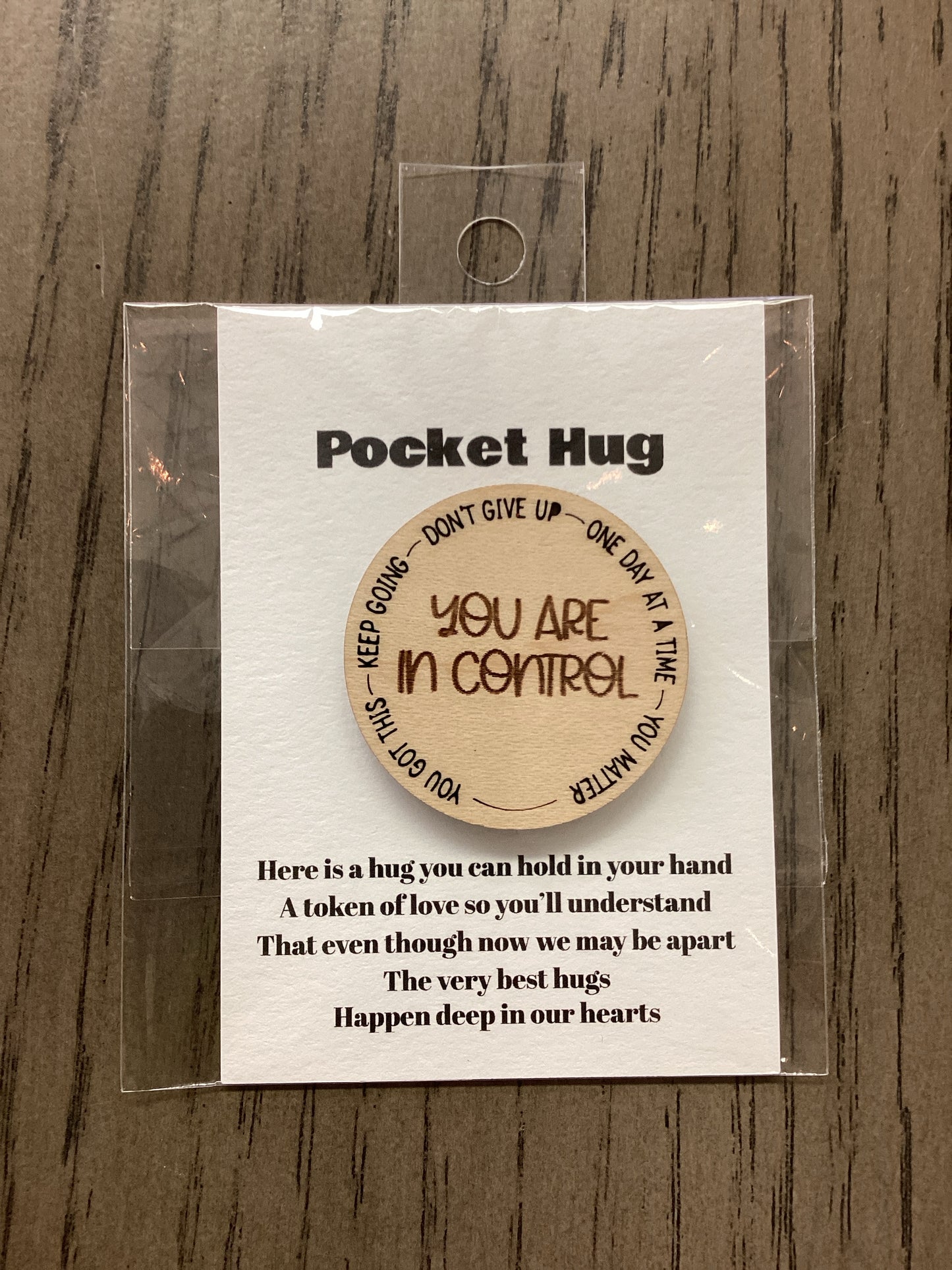 Don't Give Up Pocket Hug