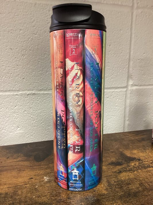 Harry Potter Books 20oz 2 in 1 lid  Tumbler