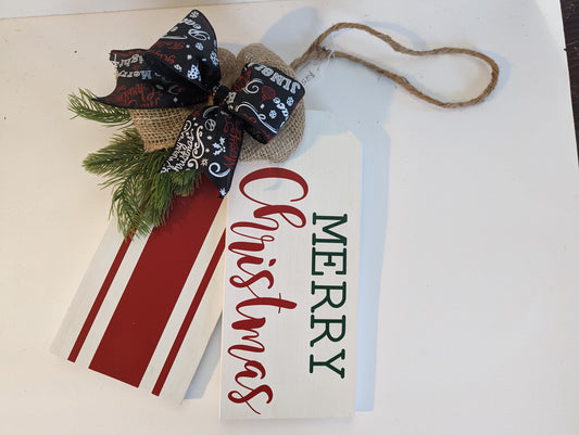 Merry Christmas Door Tags